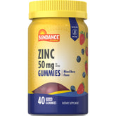 Sundance Zinc Gummies front view showing packaging