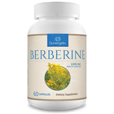 Sunergetic Berberine Supplement 600mg front view with packaging