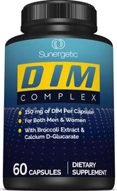 Sunergetic DIM Supplement 150mg front view of packaging
