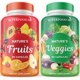 Superfood MD Fruits & Veggies Beta Carotene supplement front view