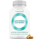 Superfood MD Nutra Women's Hair Growth Supplement bottle front view