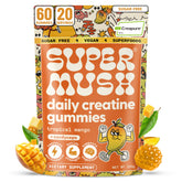SuperMush Daily Creatine Gummies front view packaging