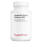 Supersmart Hesperidin Methyl Chalcone supplement front view, 60 capsules