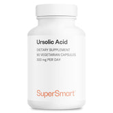 Supersmart Ursolic Acid Supplement 25% 180 capsules front view