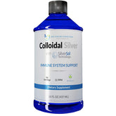 SUPPLEMENTS Colloidal Silver Solution 12 PPM 16 fl oz front view