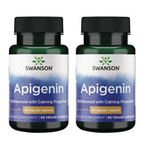 Swanson Apigenin 50mg supplement capsule bottle front view