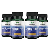 Swanson Apigenin Supplement 50 mg 90 Vegan Capsules front view