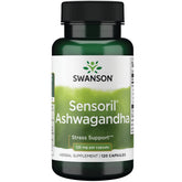 Swanson Ashwagandha 125mg capsules bottle front view