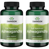 Swanson Ashwagandha Capsules 900mg front view