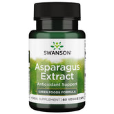 Swanson Asparagus Extract 170mg capsule bottle front view