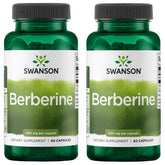 Swanson Berberine HCl 400 mg Capsules front view