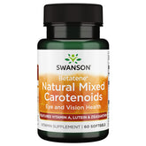 Swanson Betatene Natural Mixed Carotenoids softgel front view