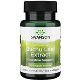 Swanson Buchu Leaf Extract 100mg capsules front view