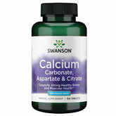 Swanson Calcium Supplement 500mg front view