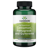 Swanson Cinnamon Herbal Supplement 200mg front view