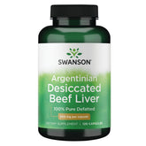 Swanson Desiccated Beef Liver Powder 500mg front view