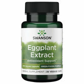 Swanson Eggplant Extract 450mg veggie capsules front view