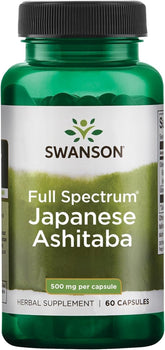 Swanson Japanese Ashitaba 500mg Capsules front view
