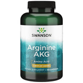 Swanson L-Arginine Alpha-Ketoglutarate 1g supplement front view