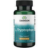 Swanson L-Tryptophan 500mg capsule bottle front view