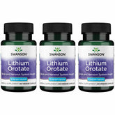 Swanson Lithium Orotate 5mg supplement front view