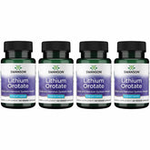 Swanson Lithium Orotate 5mg supplement front view