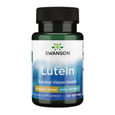 Swanson Lutein Supplement 20mg front view with packaging