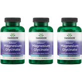Swanson Magnesium Glycinate Supplement 133mg 60 Capsules front view