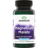 Swanson Magnesium Malate 127g front view with packaging