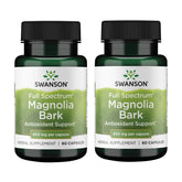 Swanson Magnolia Bark 400mg Capsules front view