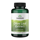 Swanson Olive Leaf Extract 500mg capsules front view