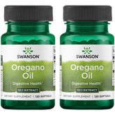 Swanson Oregano Oil Softgels 150mg front view