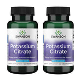 Swanson Potassium Citrate Capsules 99mg front view