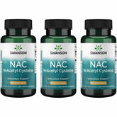 Swanson Premium N-Acetyl Cysteine 600mg capsules front view