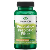 Swanson Probiotic + Prebiotic Supplement 500 million CFU front view