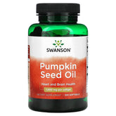 Swanson Pumpkin Seed Oil Softgels 50g front view