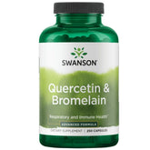 Swanson Quercetin with Bromelain capsules front view