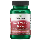 Swanson Red Yeast Rice 600mg supplement front view
