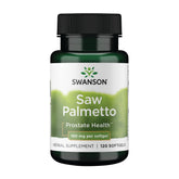 Swanson Saw Palmetto Capsules 160mg front view