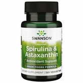 Swanson Spirulina 950mg vegan supplement front view