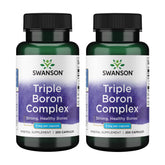 Swanson Triple Boron Complex 3mg capsules front view