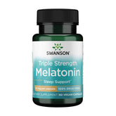 Swanson Triple Strength Melatonin 10 mg 60 Capsules front view