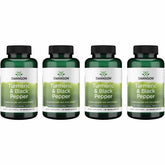 Swanson Turmeric & Black Pepper supplement front view with packaging