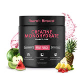 Sweet Cre Creatine Powder 278g front view with Fruit Punch flavour