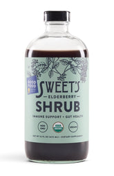 Sweet's Elderberry Organic Shrub 454g front view