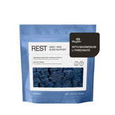 Synchro Rest Sleep Supplement powder front view with packaging