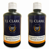 T.J. Clark Colloidal Silver Supplement front view with label