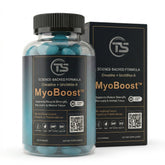 Teal Skyes Creatine Gummies front view with packaging