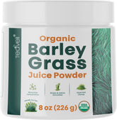 Teaveli Organic Barley Grass Juice Powder 226g front view