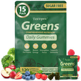 Tecepec Spirulina Gummies front view with packaging